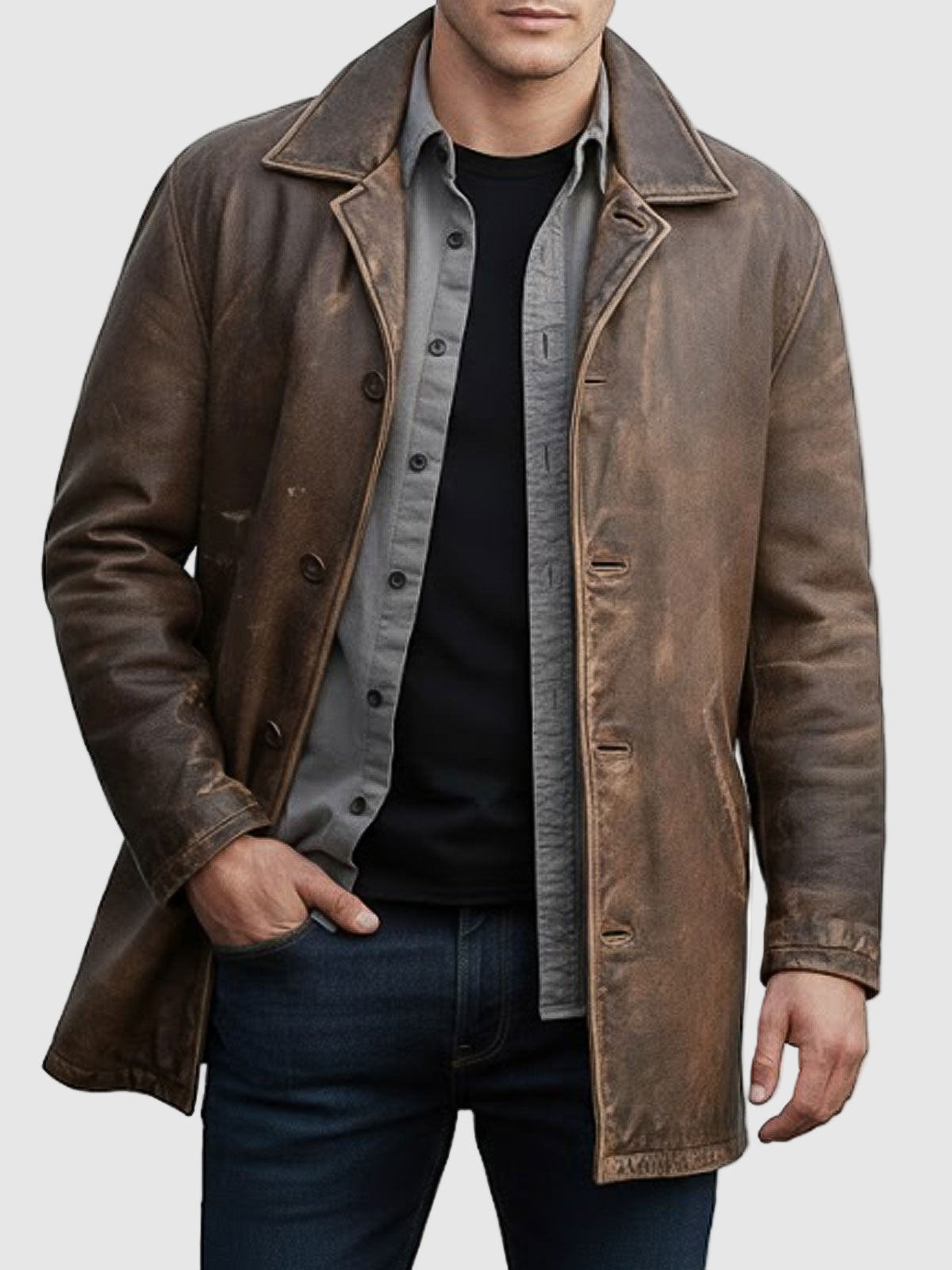 Supernatural Dean Winchester Vintage Leather Jacket – Eve Suiting