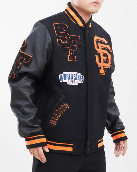 Black San Francisco Giants Pro Standard Logo Mashup Wool Varsity