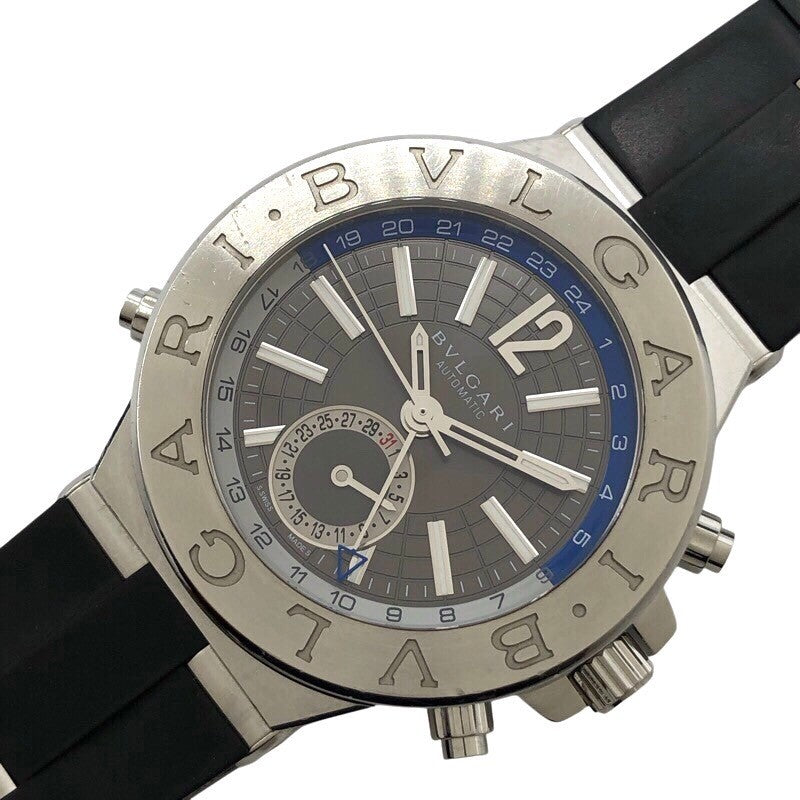 ブルガリ BVLGARI ディアゴノ GMT DG40SGMT ステンレススチール メンズ