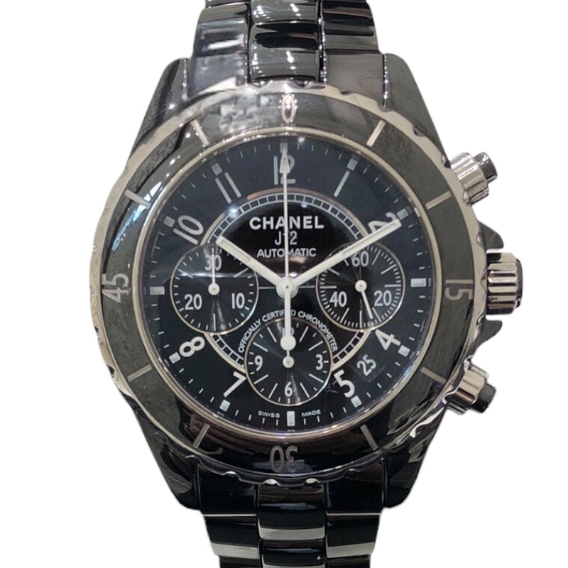 シャネル CHANEL J12 クロノグラフ 41mm H0940 ブラック セラミック