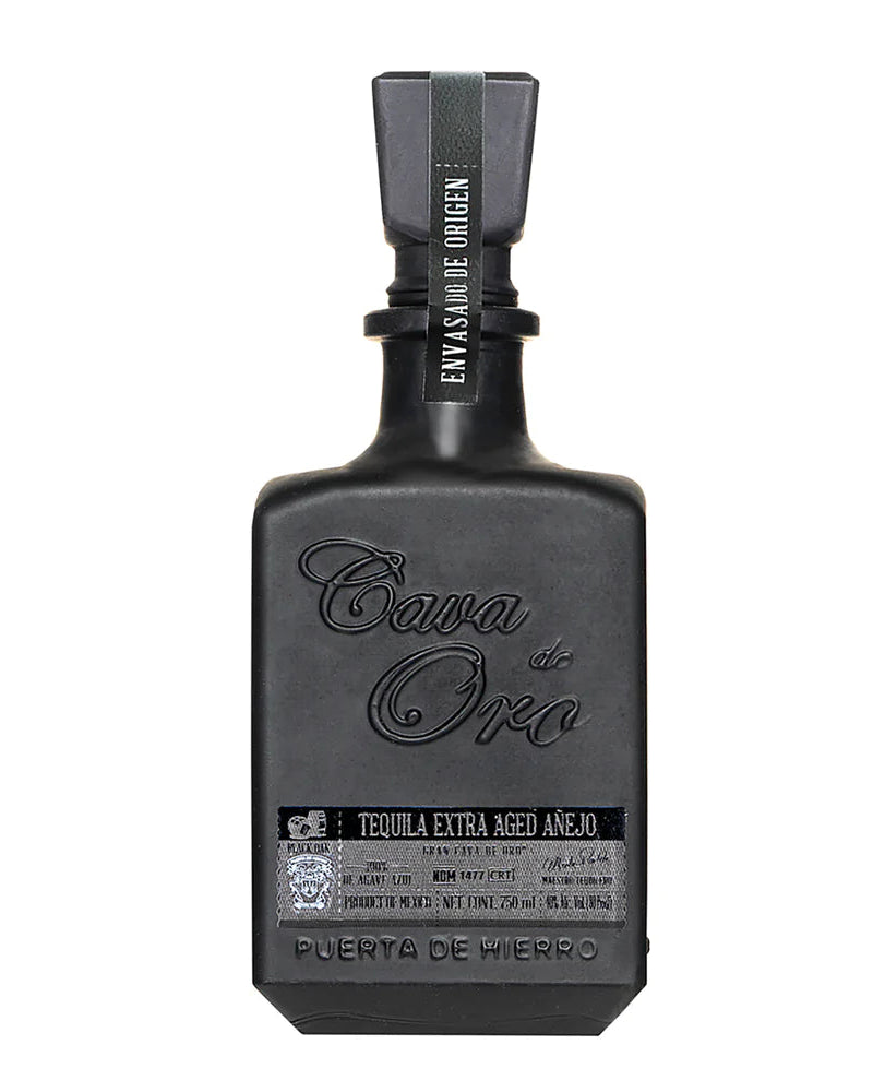 Cava de Oro Black Extra Anejo Tequila 750ml – El Cerrito Liquor