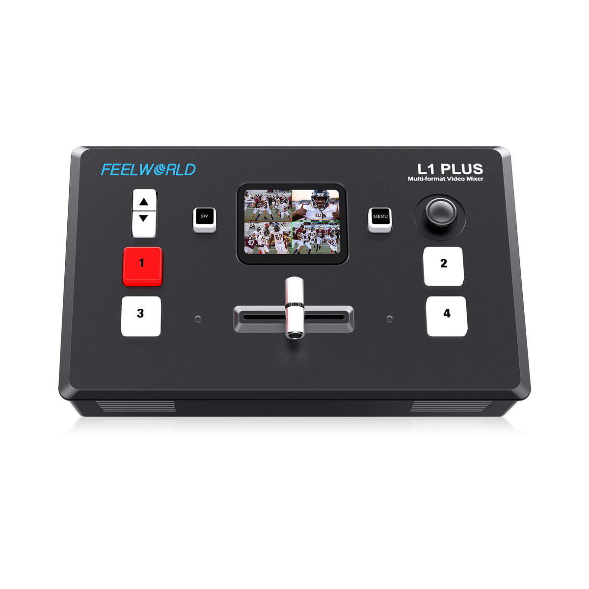 FEELWORLD L1 PLUS マルチカメラ ビデオ ミキサー スイッチャー ライブ