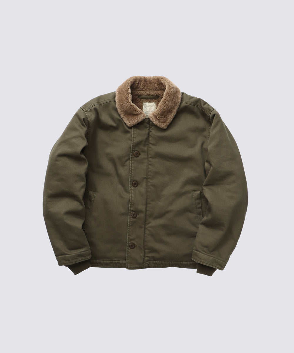 OVERDYED N-1 DECK JACKET (Khaki) | N1デッキジャケット – FIDELITY