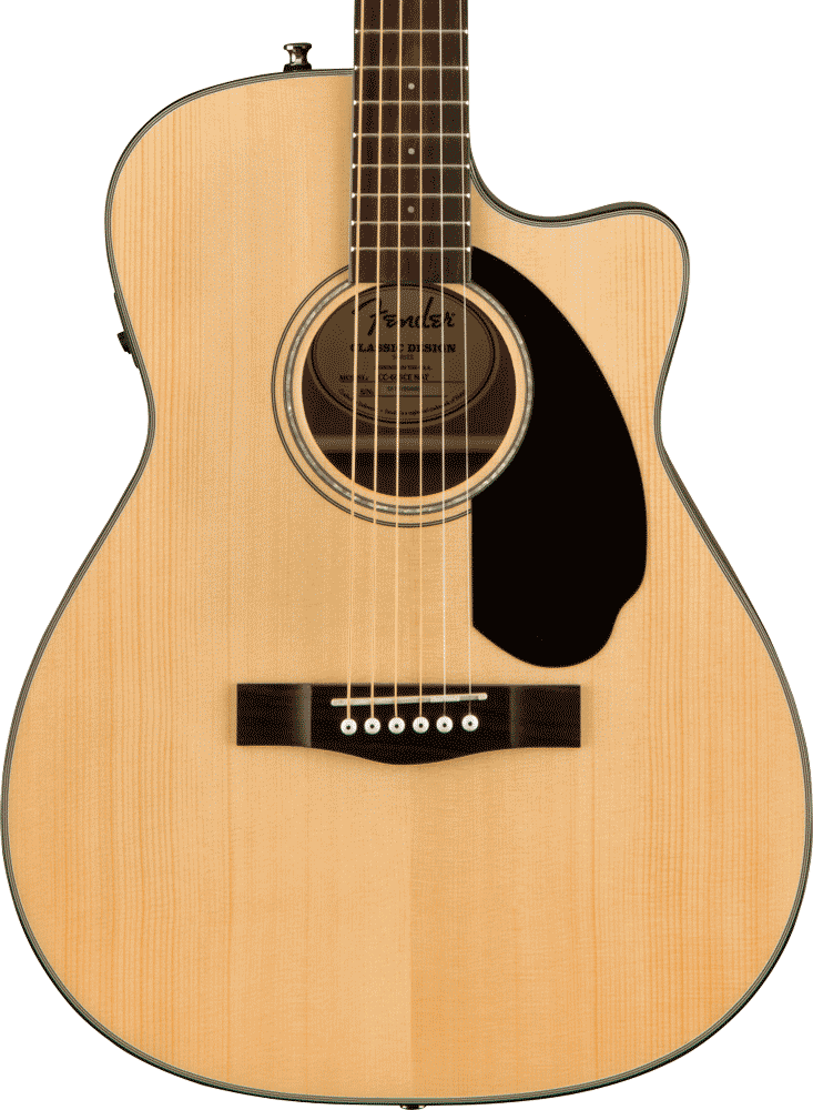 Fender CC-60SCE Concert Acoustic Guitar - Natural – Flipside Music