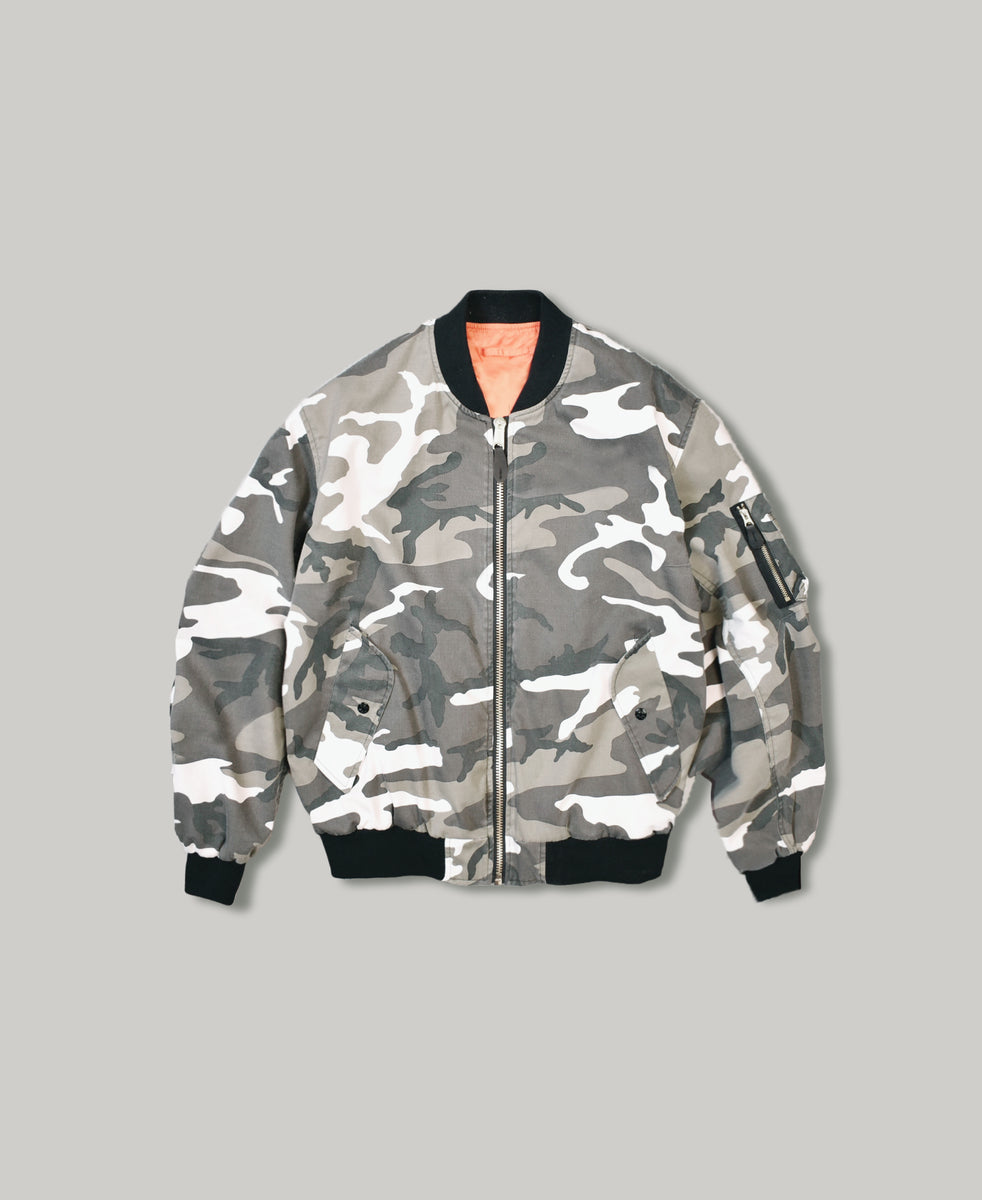MA-1 | NON-PADDED BOMBER JACKET | VINTAGE WASH UC – F.M.C.D.
