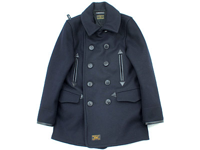 WTAPS 'BLACK WATCH'メルトン Pコート ブラックウォッチ ダブル
