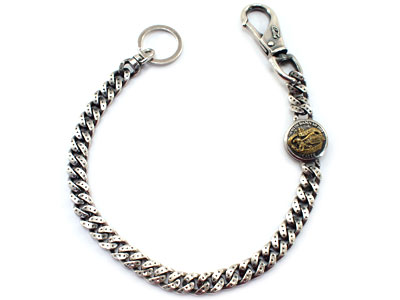 CALEE 'SILVER CONCHO WALLET CHAIN'シルバー コンチョ ウォレット