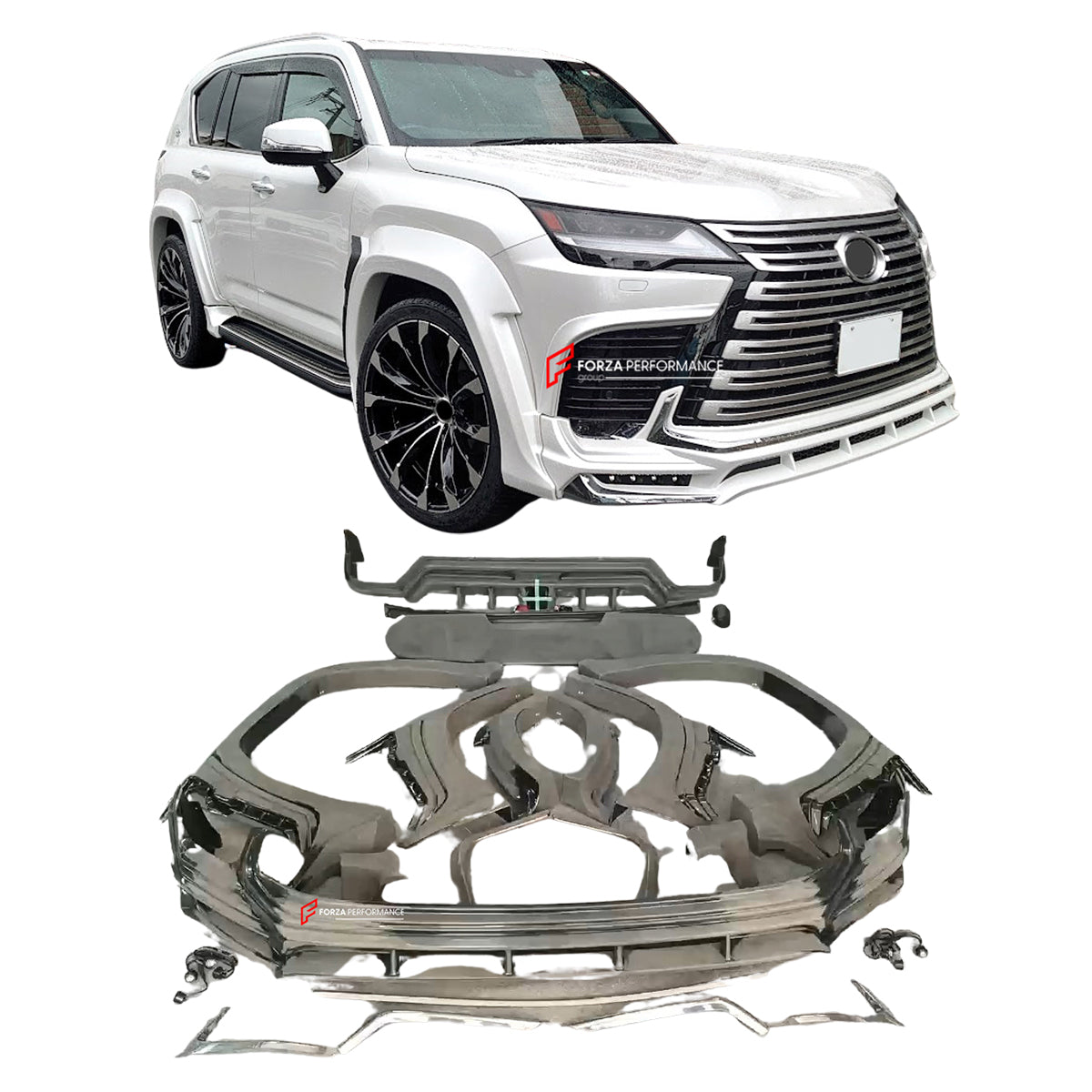 FORZA PERFORMANCE GROUP BODY KIT fit for LEXUS LX600 2021+ custom