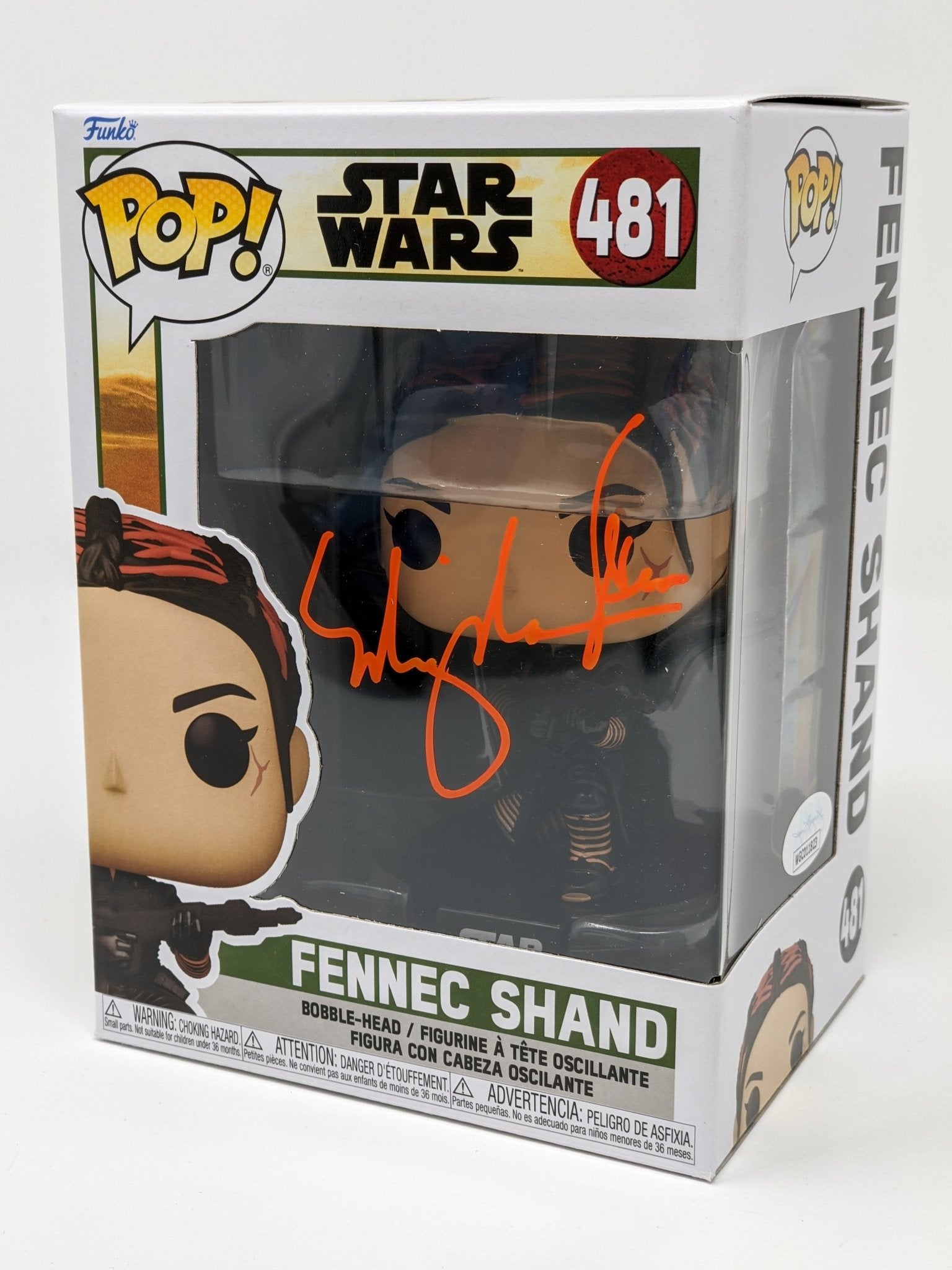 Ming-Na Wen Fennec Shand #481 Signed Funko Pop JSA Certified Autograph