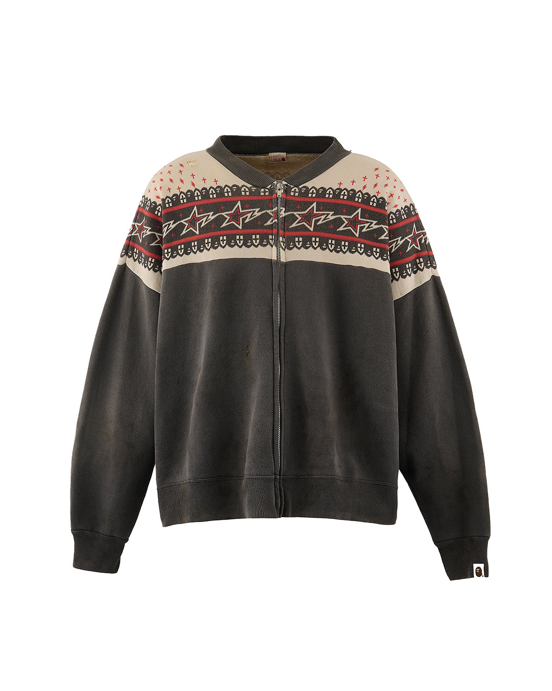 SAINT M×××××× x A BATHING APE® BAPE_ZIP CARDIGAN – THE GALLERY BOX