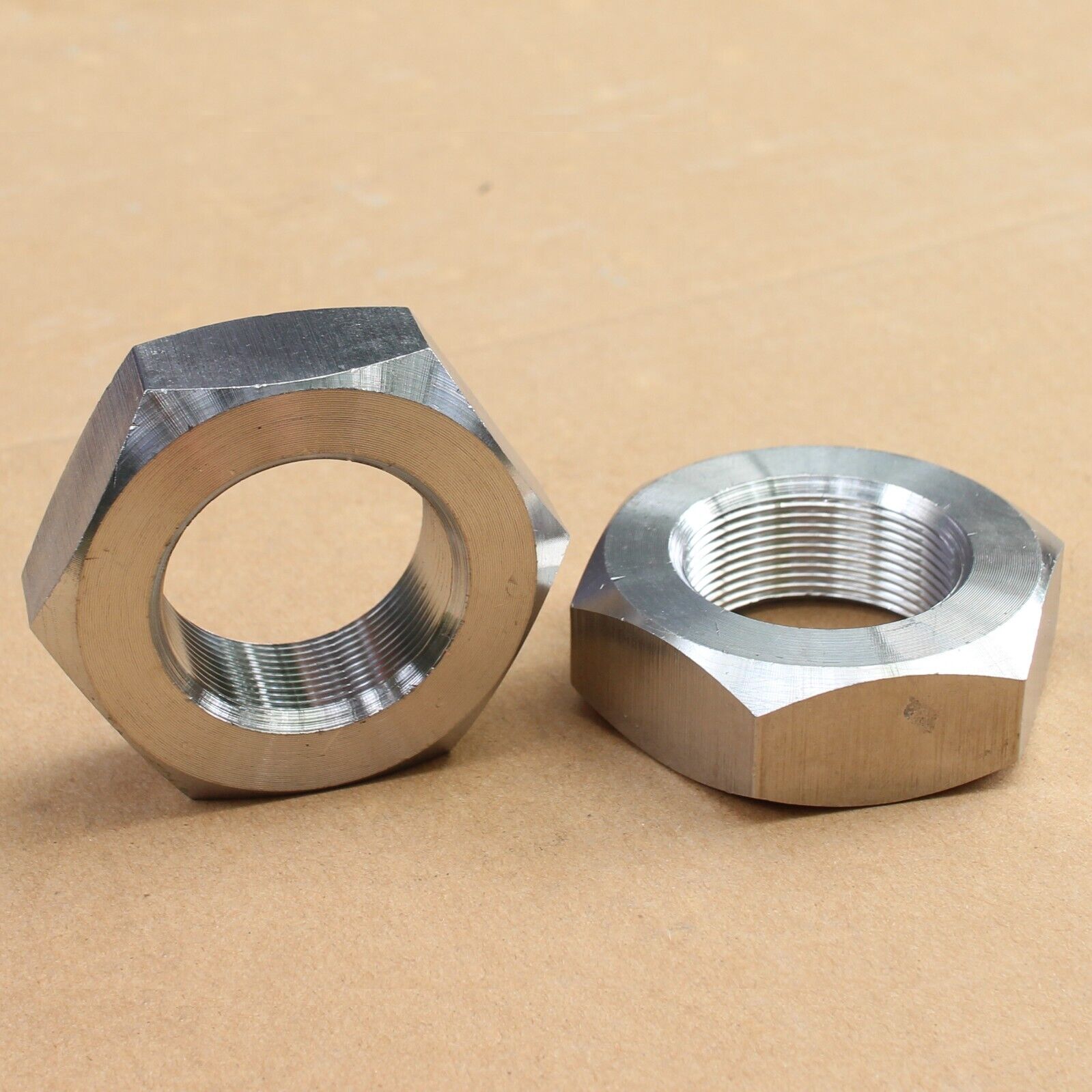 M18 x 1.25 Thin Hex Jam Right hand Thread Nuts 5 Pcs Stainless