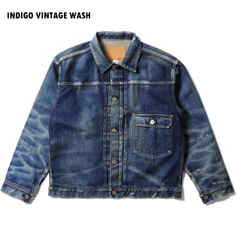 OFFICIAL限定】HOUSTON / ヒューストン 51373VW TYPE-1 DENIM JACKET T