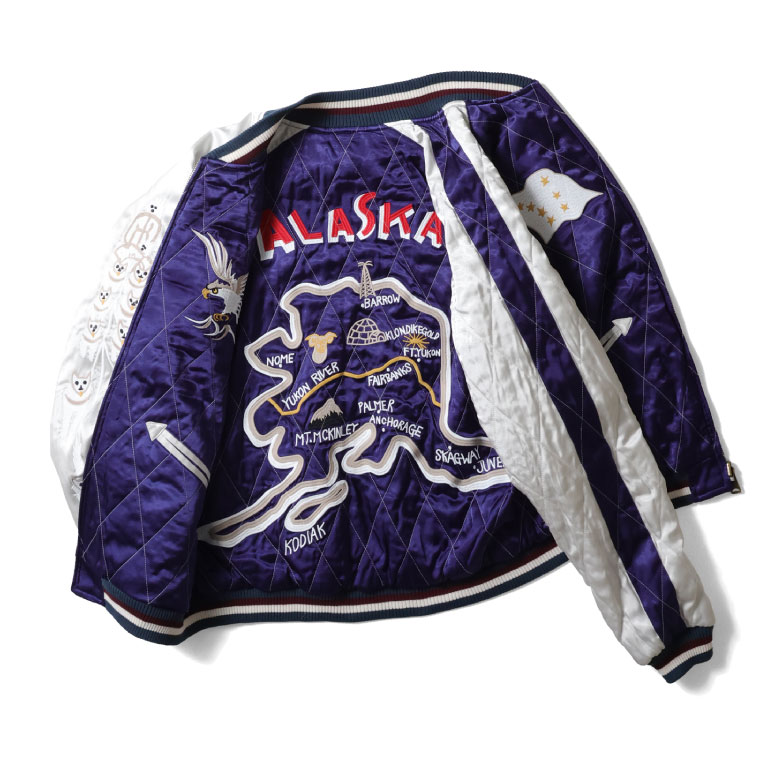 HOUSTON / ヒューストン 51390 REVERSIBLE SOUVENIR JACKET (ALASKA