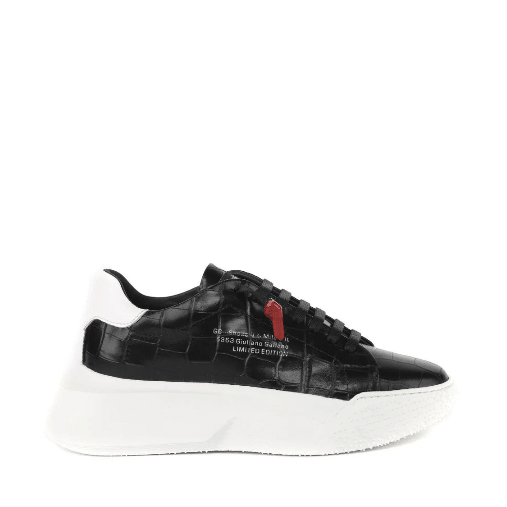Nemesis Black | Black Croc Style | Woman - Giuliano Galiano