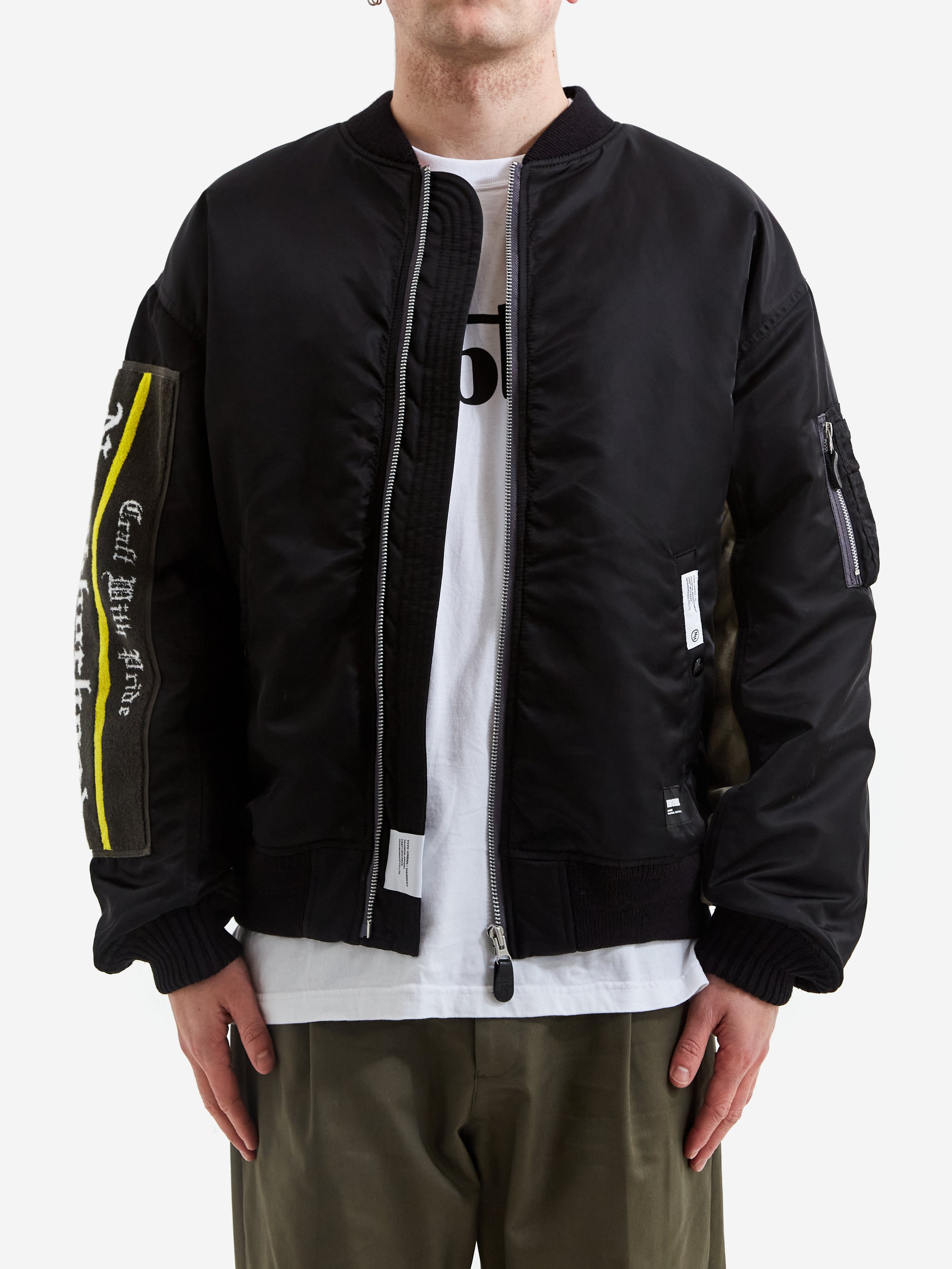 Neighborhood MA-1 Flight Mod Jacket - Black – Goodhood