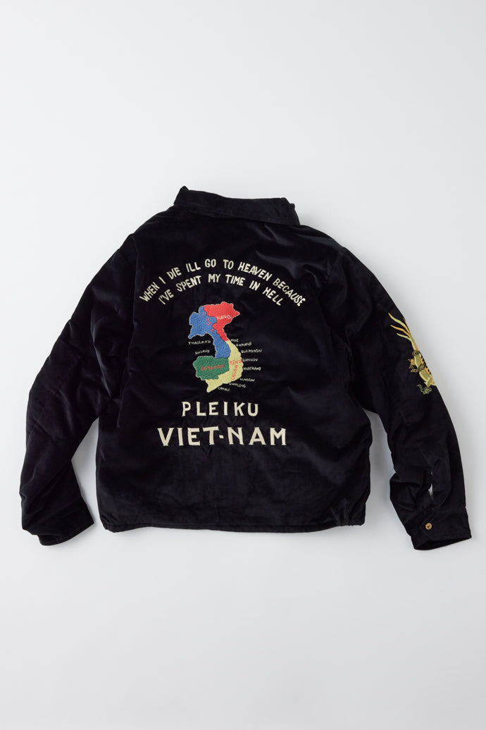 GL15358 / VELVETEEN PADDING VIETNAM JACKET “PLEIKU VIET-NAM