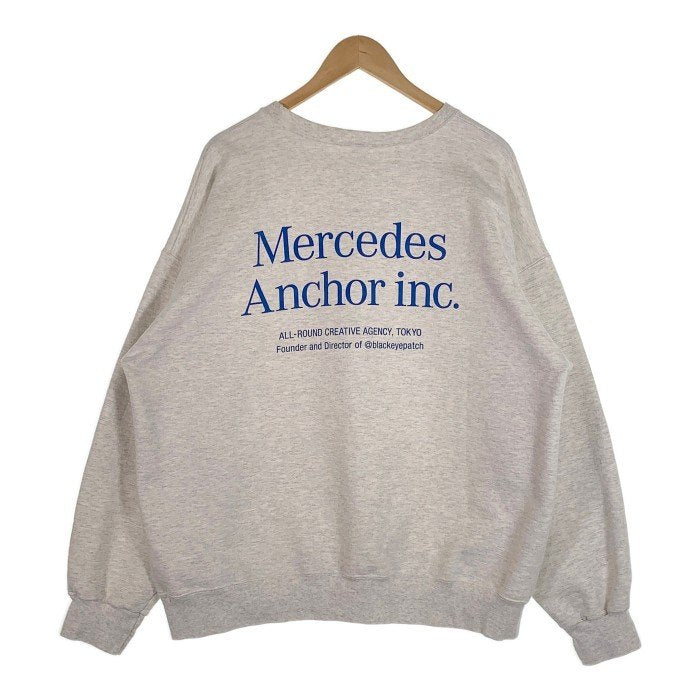 Mercedes Anchor inc. メルセデスアンカーインク プリント スウェット