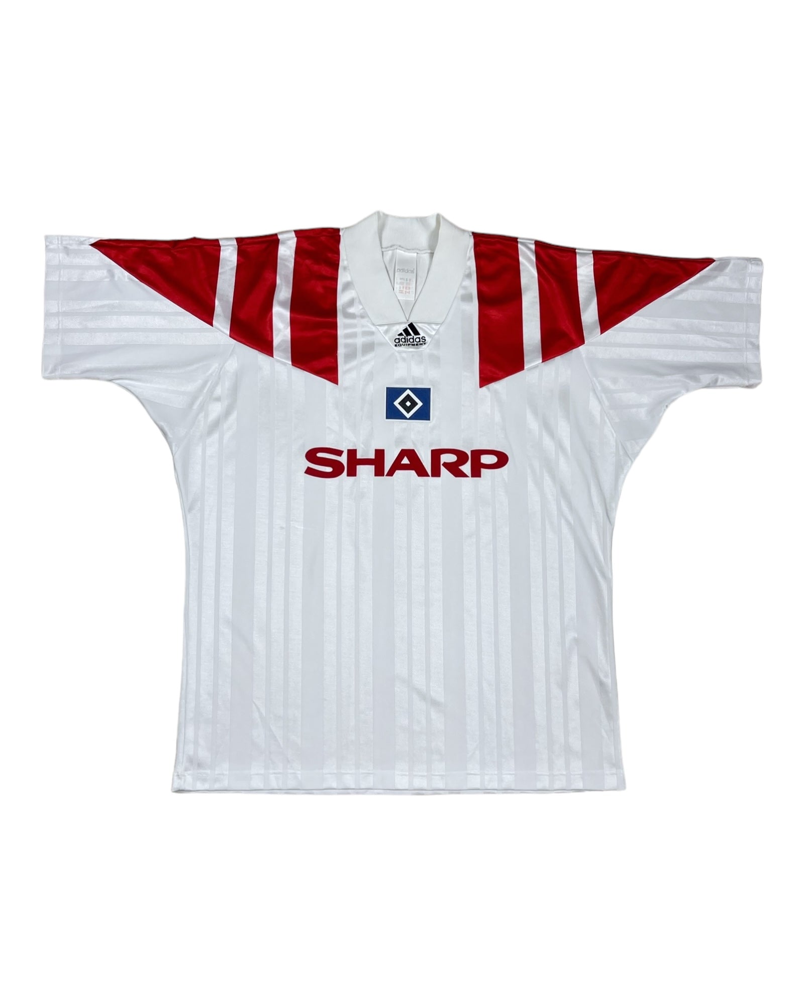Vintage Hamburg Hamburger SV HSV Adidas Equipment 1992 - 1993