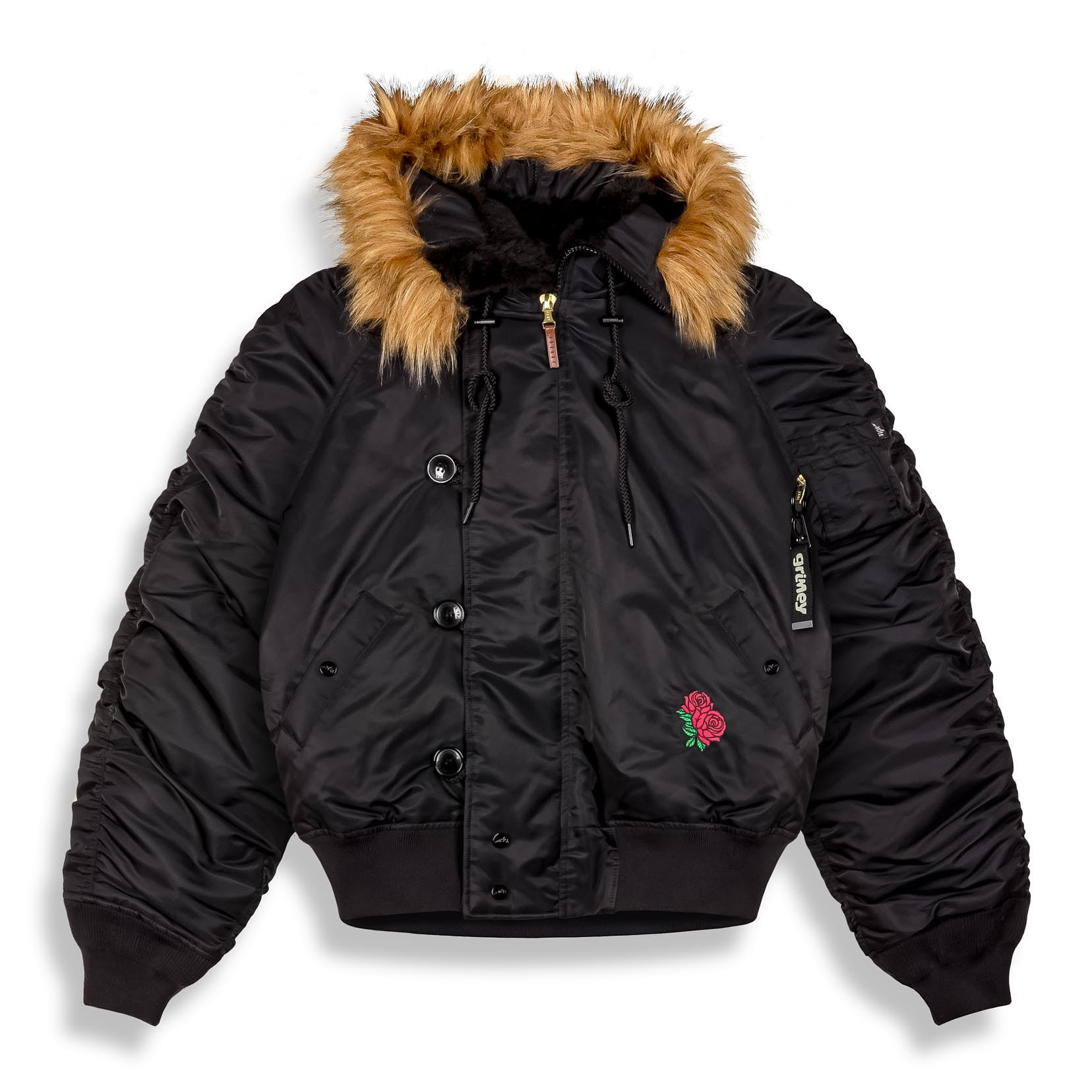 THE PLANET N-2B FLIGHT JACKET BLACK – Grimey Store