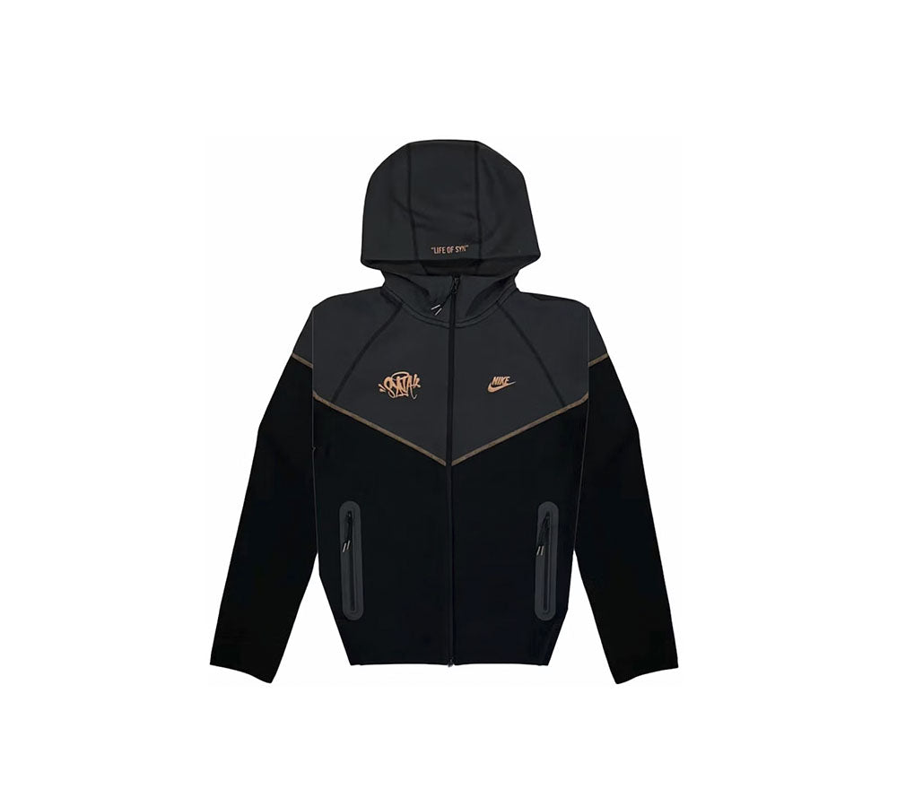 Nike Tech Fleece x Syna Central Cee Full Zip Hoodie - Black