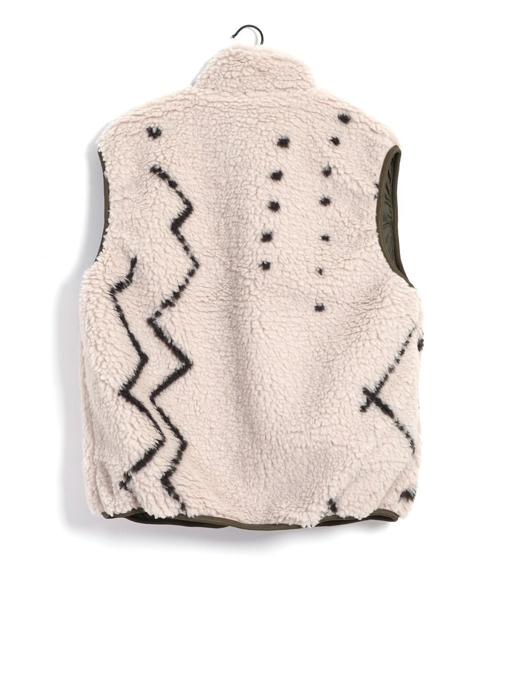 BENI OURAIN | Boa Fleece Reversible Vest | Ecru – HANSEN Garments