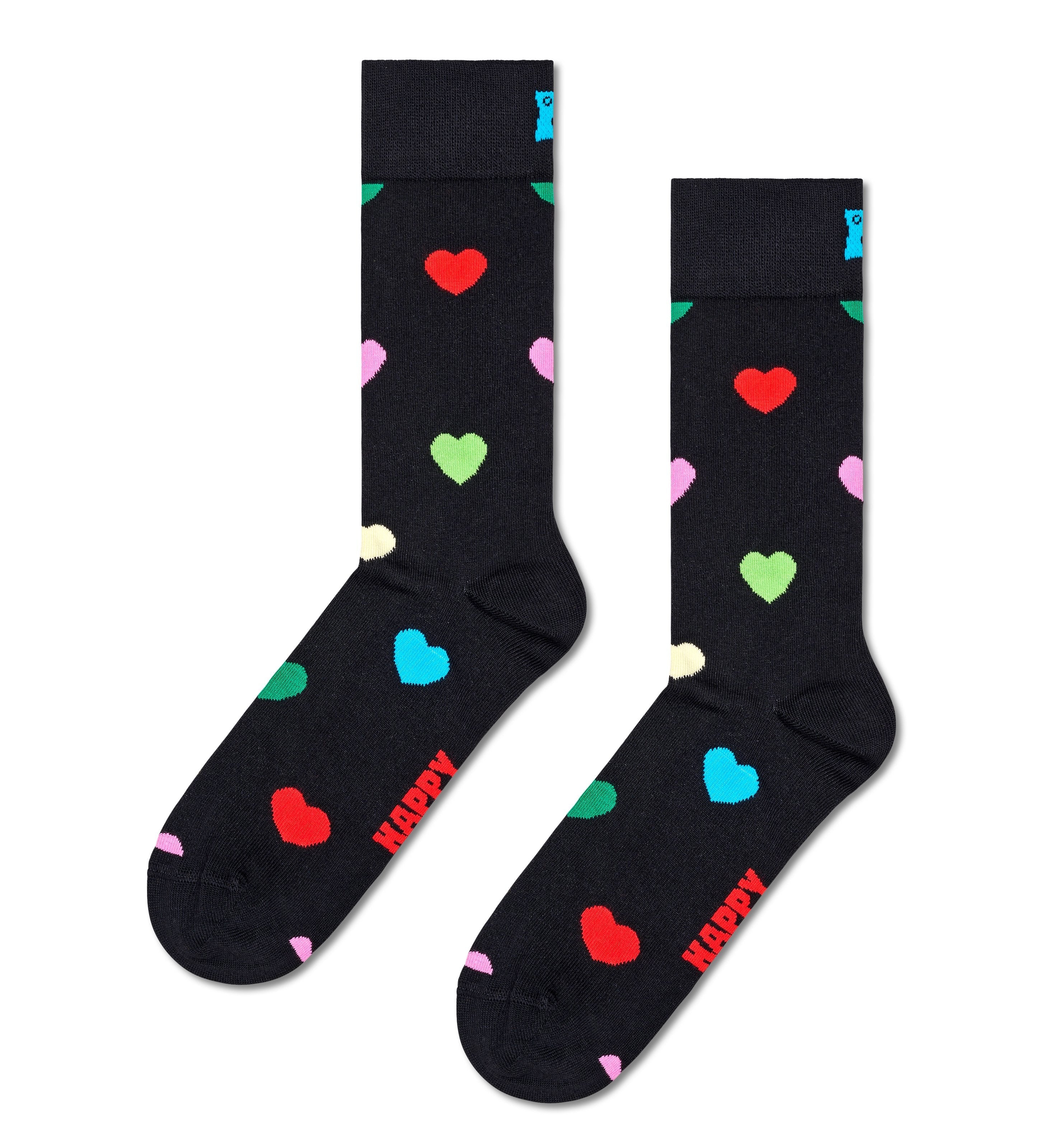 クルー丈 ソックス（ハート） – Happy Socks