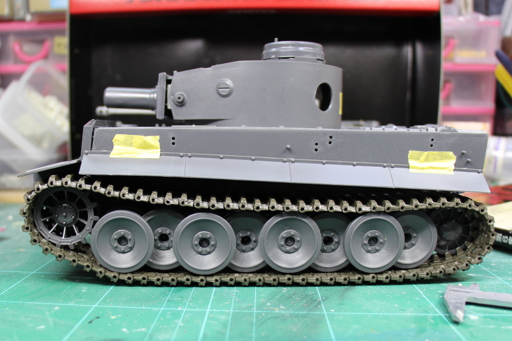 タミヤ1/25 タイガーI型 製作記 - へぼへぼ日記