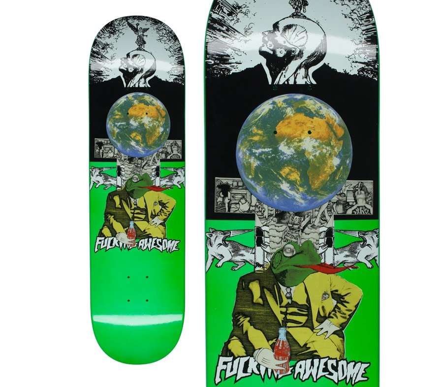 FUCKING AWESOME FROGMAN GREEN DECK (8 x 31.66inch) ファッキン