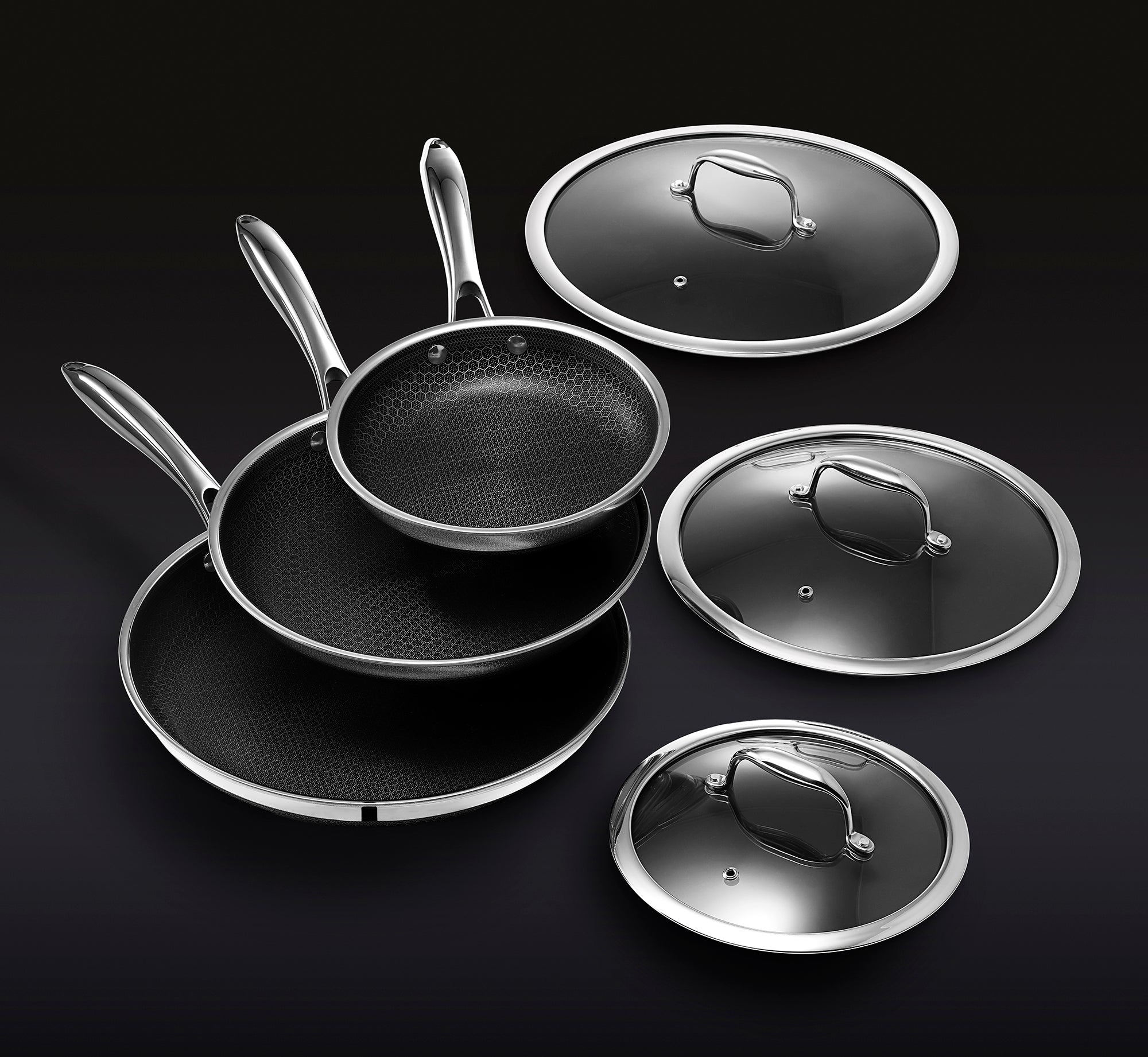 Hexclad_6Pc_Pans_Lids-and-Pan-