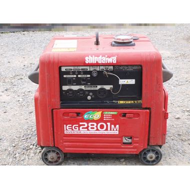 新ダイワ IEG2801M インバーター発電機 ガソリンエンジン 中古 建設