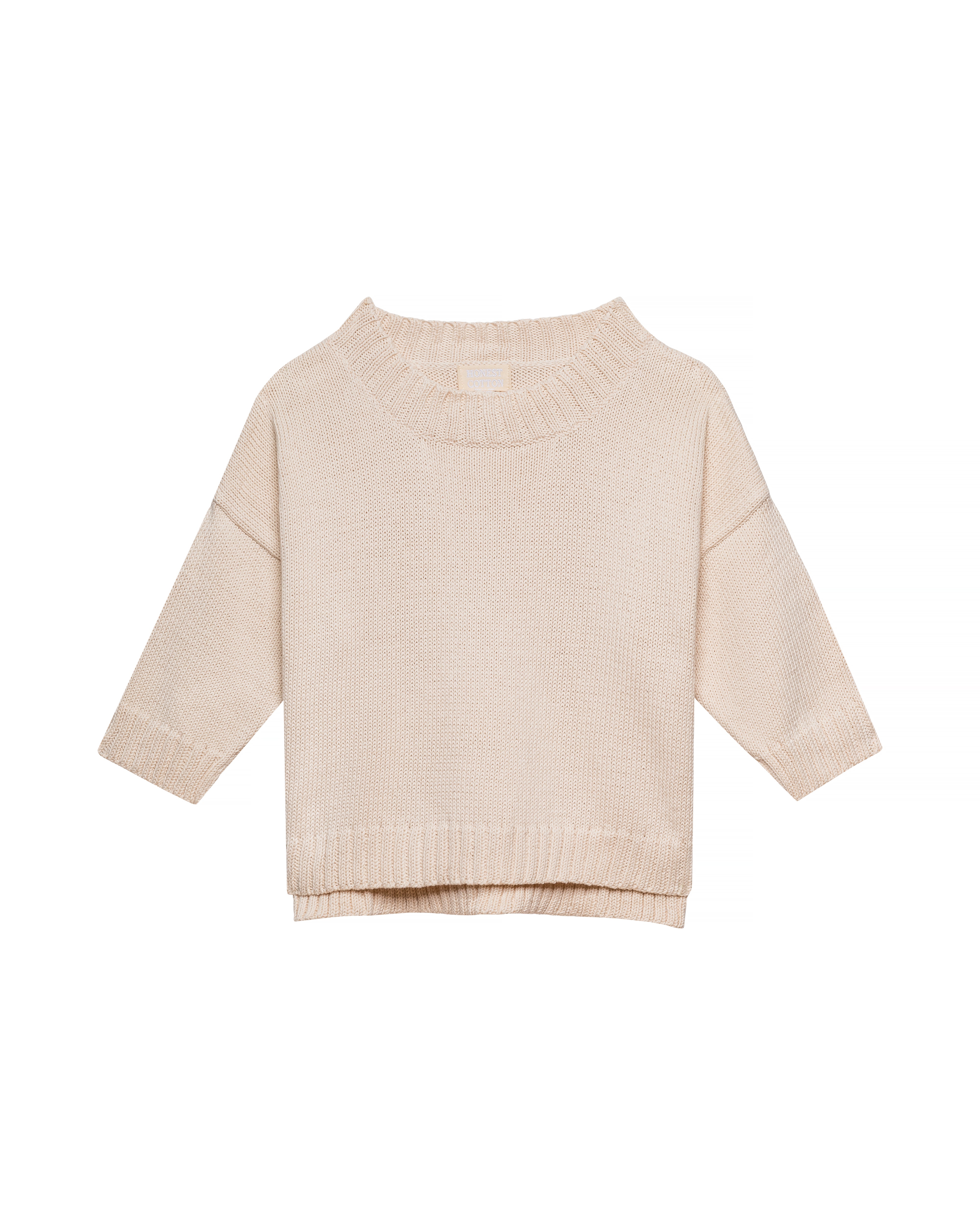 The Crop Knit - Handmade 100% Cotton Petite Summer Sweater