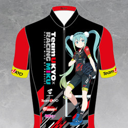 サイクルジャージ レーシングミク2018 TeamUKYO応援Ver.