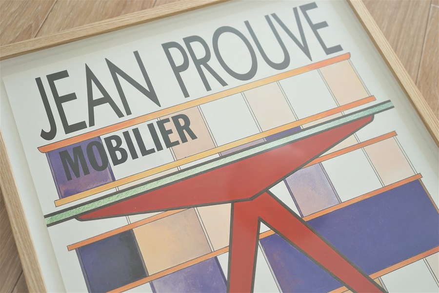 JEAN PROUVÉ ジャンプルーヴェ #ALUMINIUM 展覧会ポスター JEAN PROUVÉ