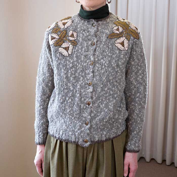 ミナペルホネン jardin カーディガン beige | Lin total fashion place