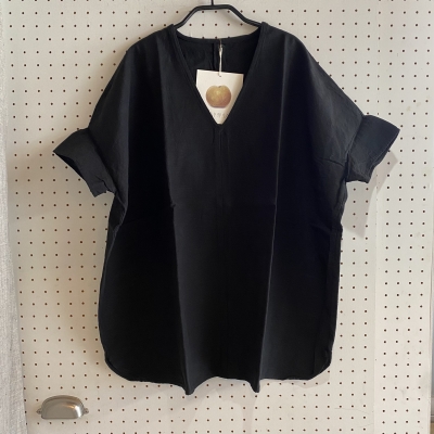 YAMMAのお洋服 会津木綿Vネックシャツ | MONDAY STORE