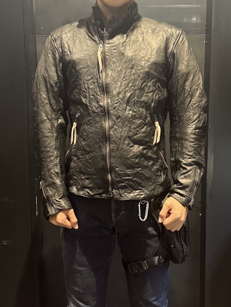 アンフィニッシュドVジャケット ブラックカラー全サイズ揃いました