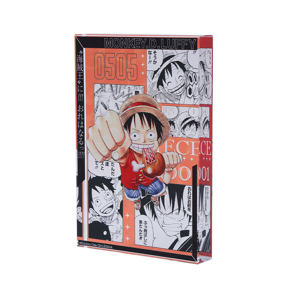 ONE PIECE』アクリルブロック “HEROES” モンキー・D・ルフィ – JUMP