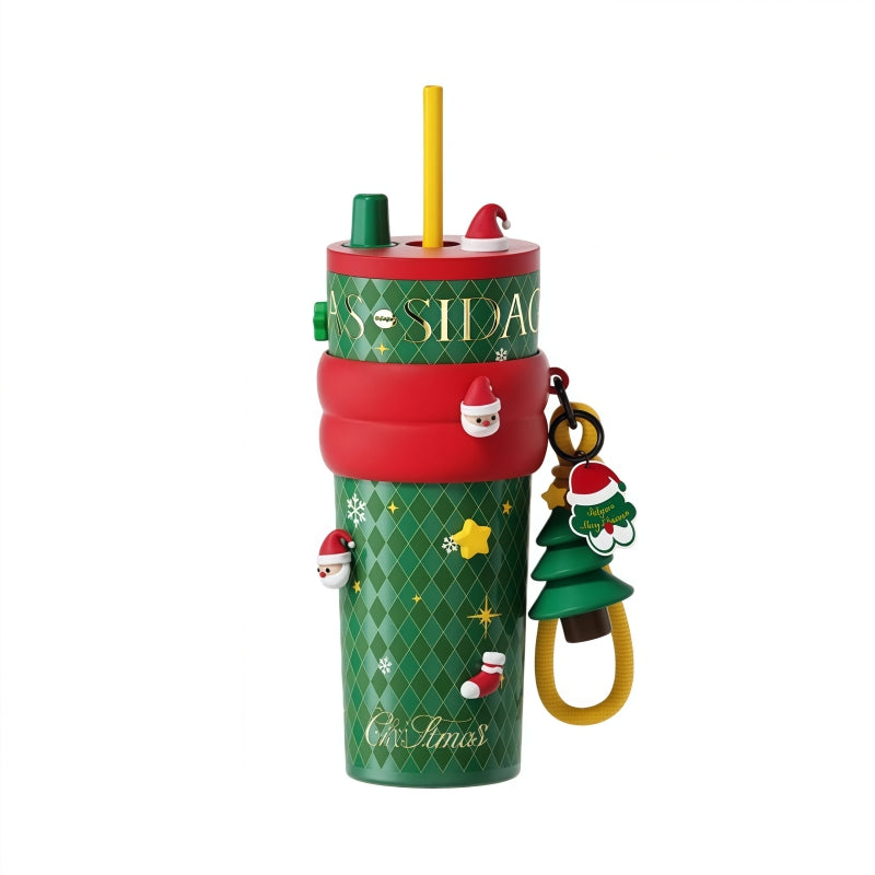 Sidagar Christmas Aurora Tumbler – 710ml Insulated Cup Ceramic