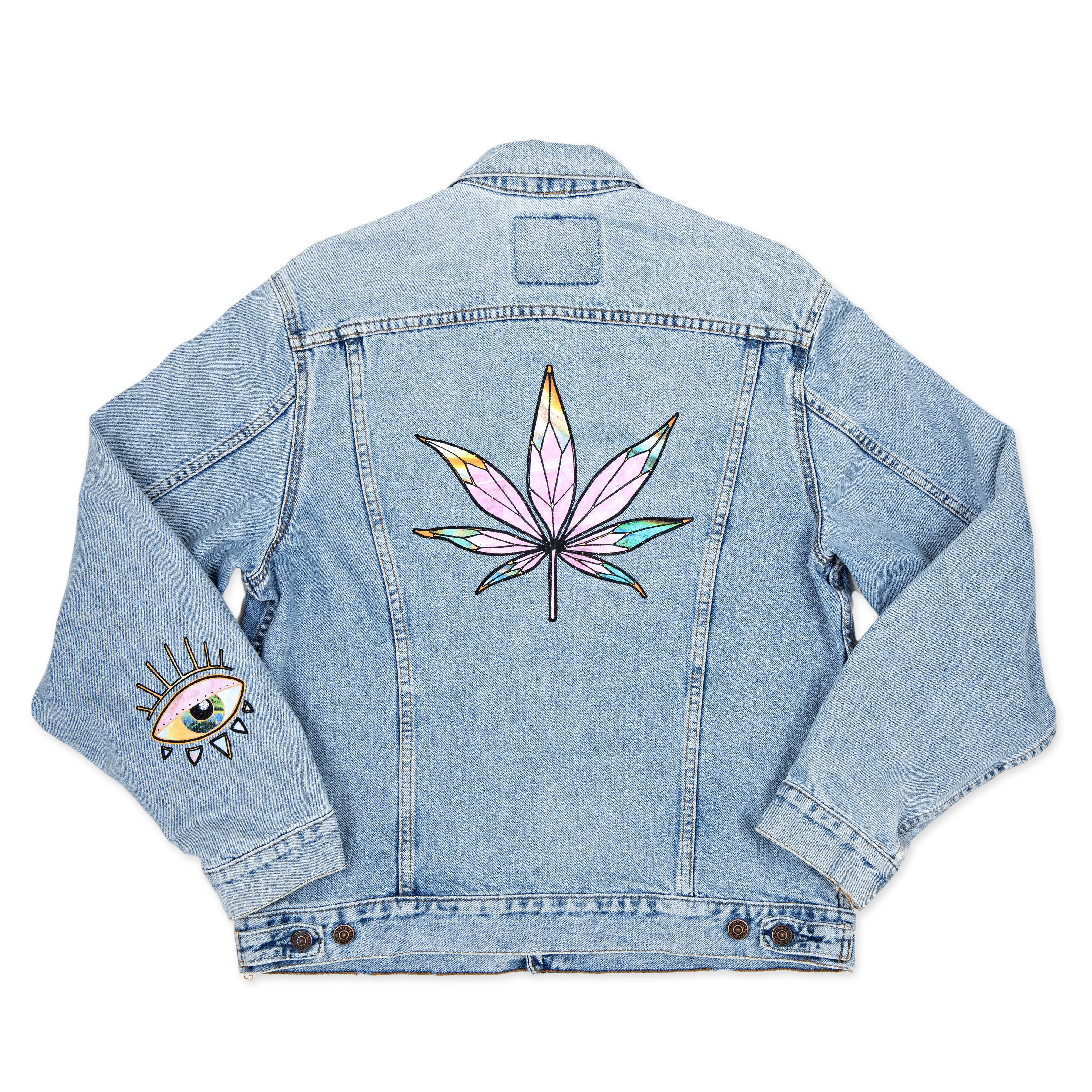NSF x JA - VINTAGE NATURAL HIGH DENIM JACKET – Jacquie Aiche