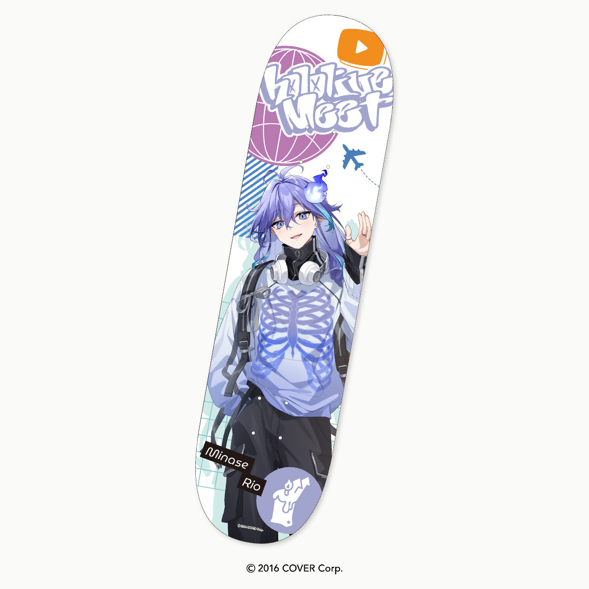 hololive Meet 2024」グラフィックスケートボード 水無世燐央 - Tokyo