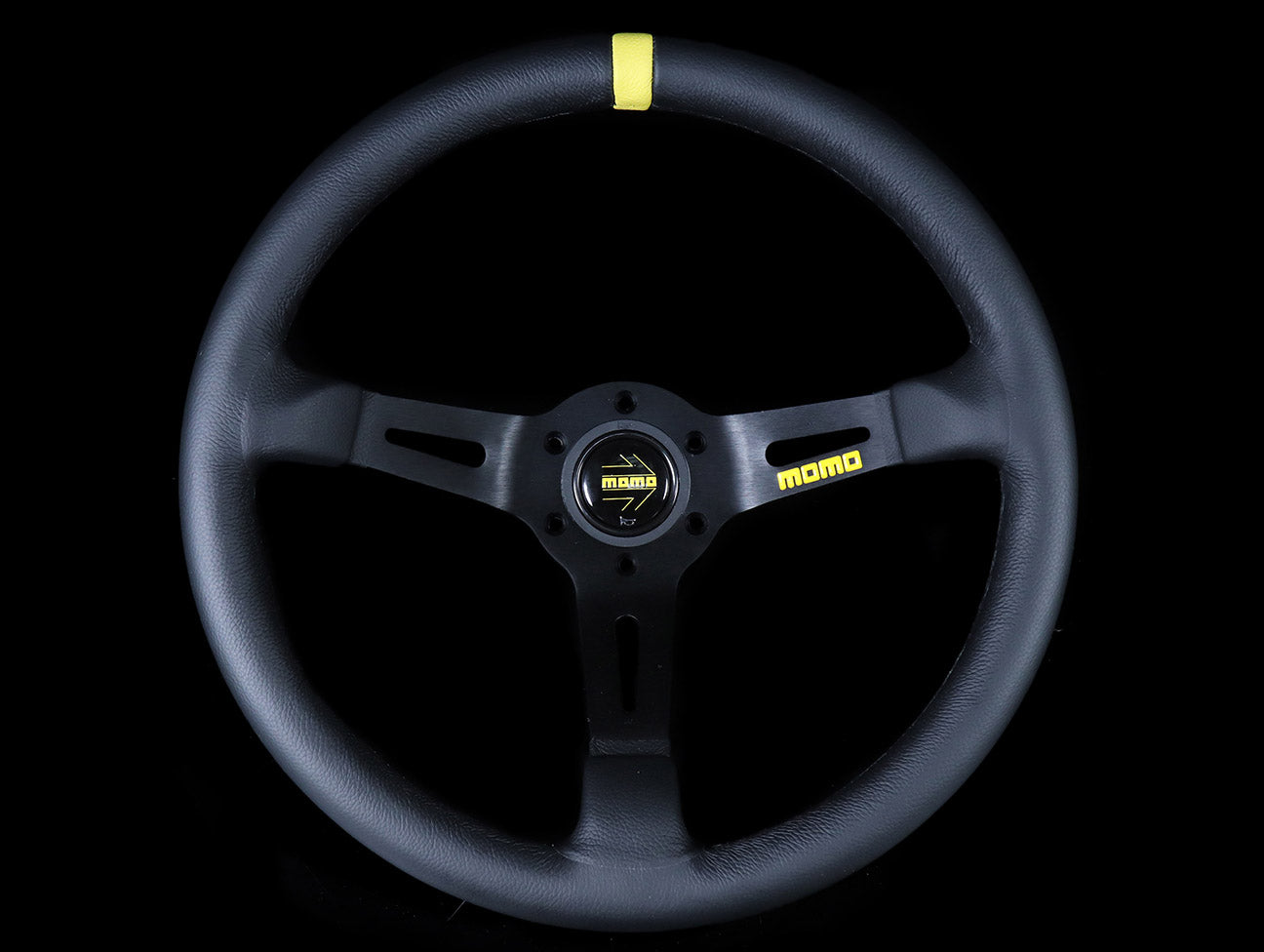 Momo Mod 08 350mm Leather Steering Wheel - JHPUSA