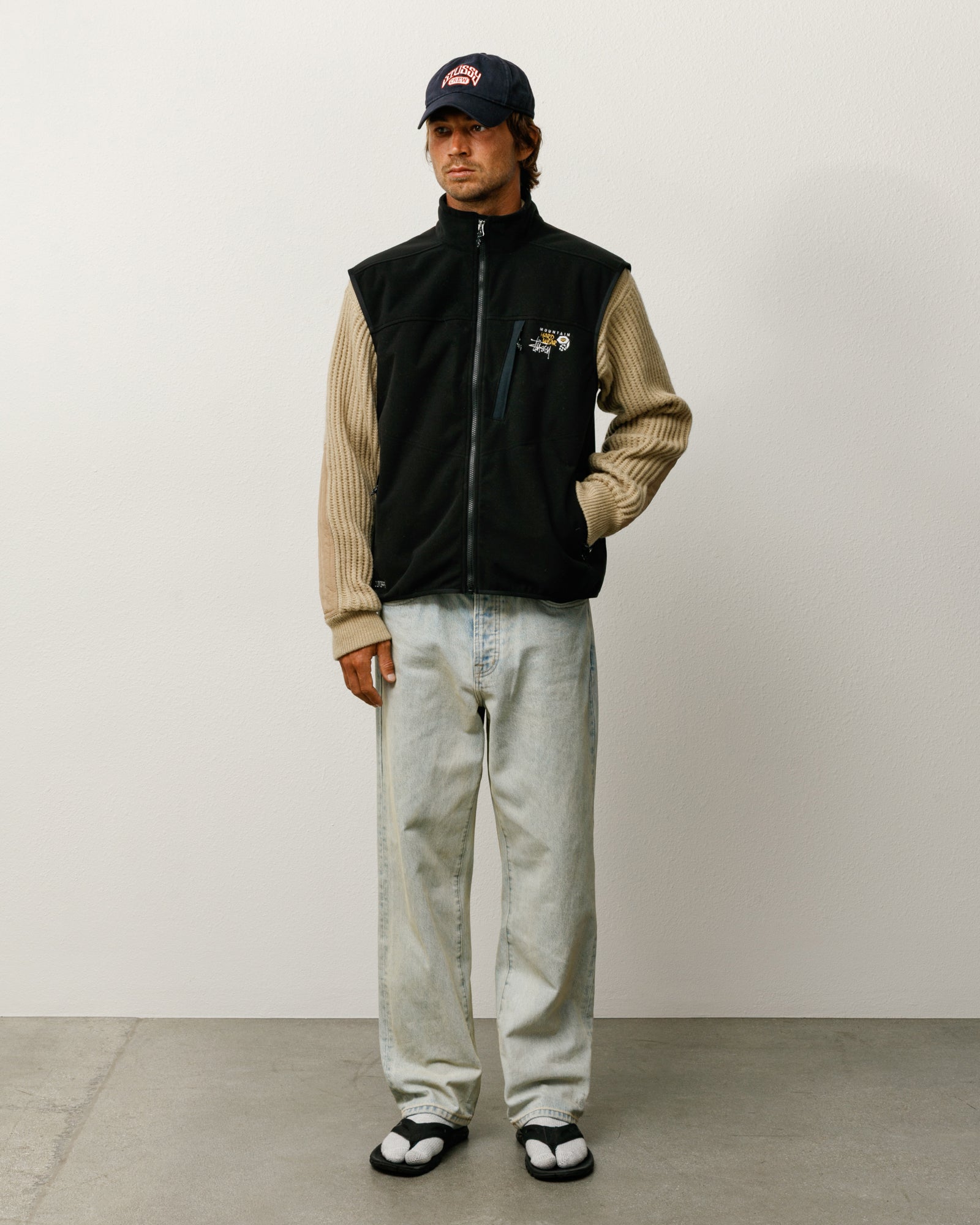 Stüssy & Mountain Hardwear Windstopper® Vest – Black | Outerwear