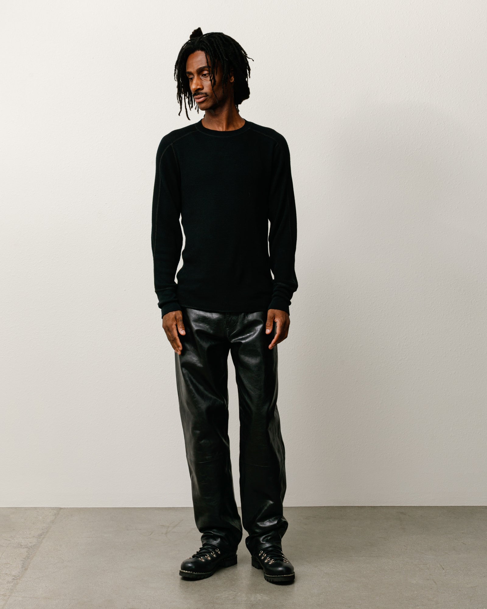 トップス STUSSY 25AW MOTO SWEATER BLACK S Moto Sweater – Black