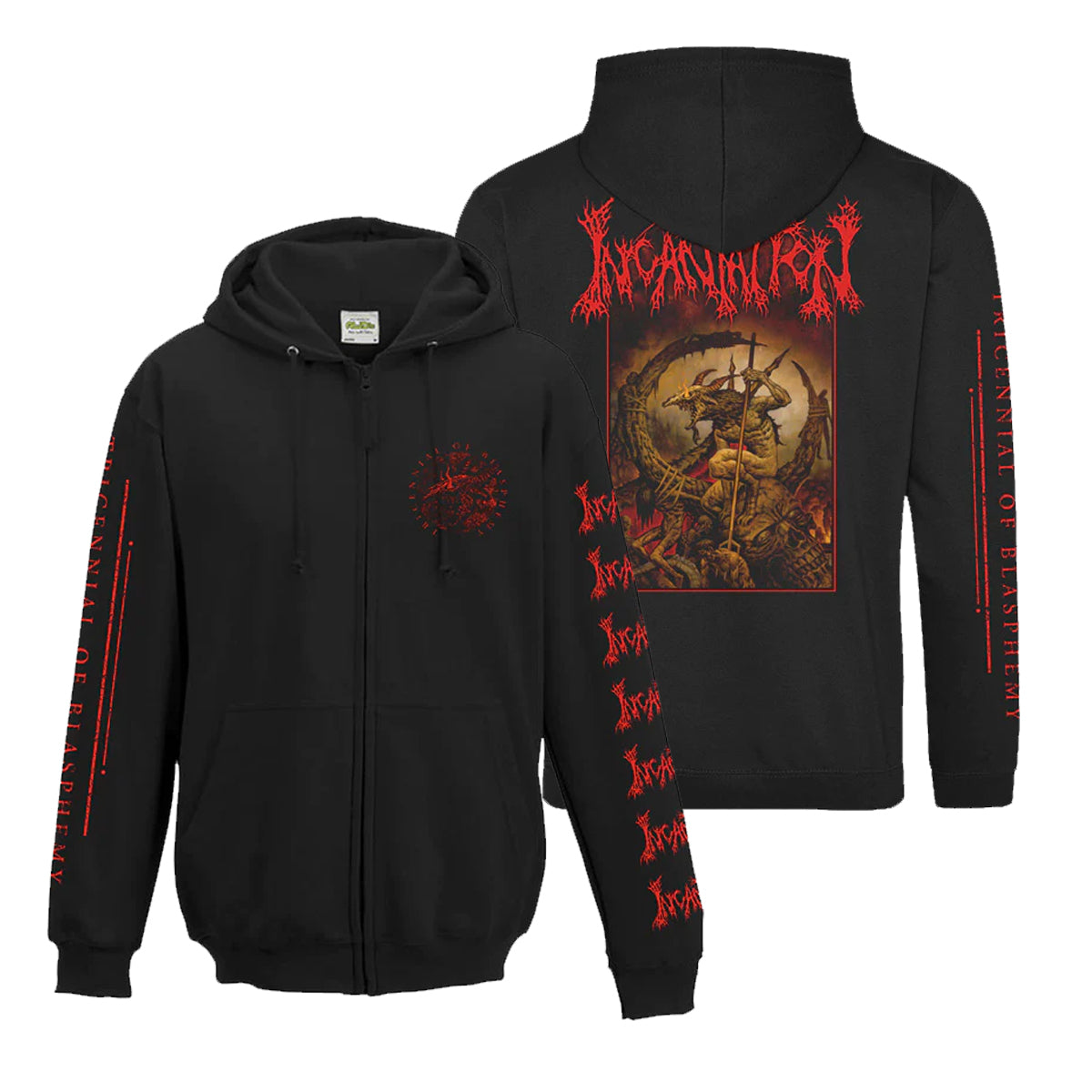 Tricennial of Blasphemy Zip Hoodie – JSR Direct
