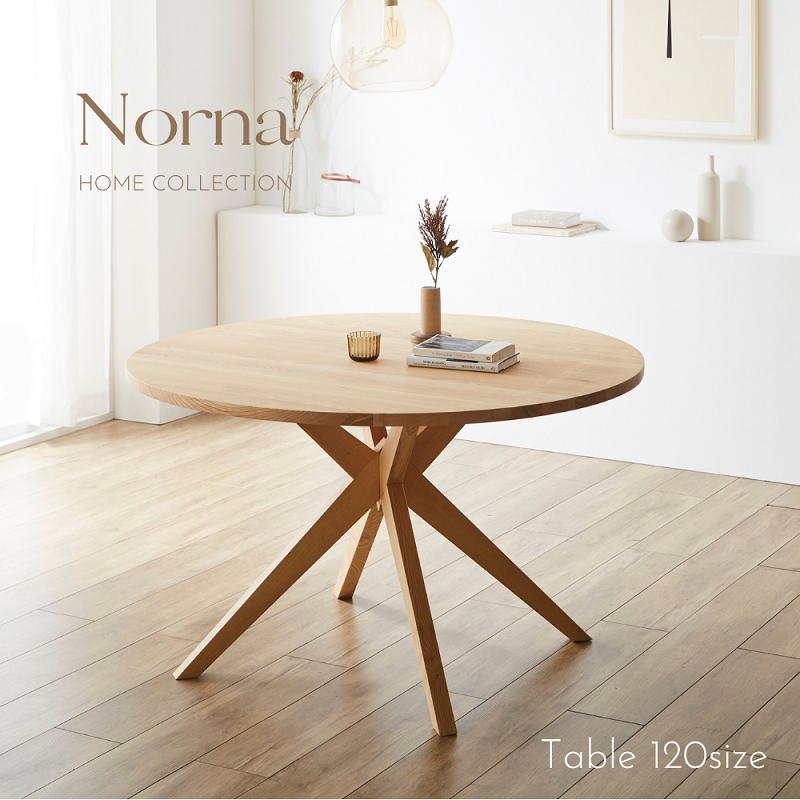 Norna 】ダイニングテーブル【 120cm 】 – 河口家具製作所オンライン