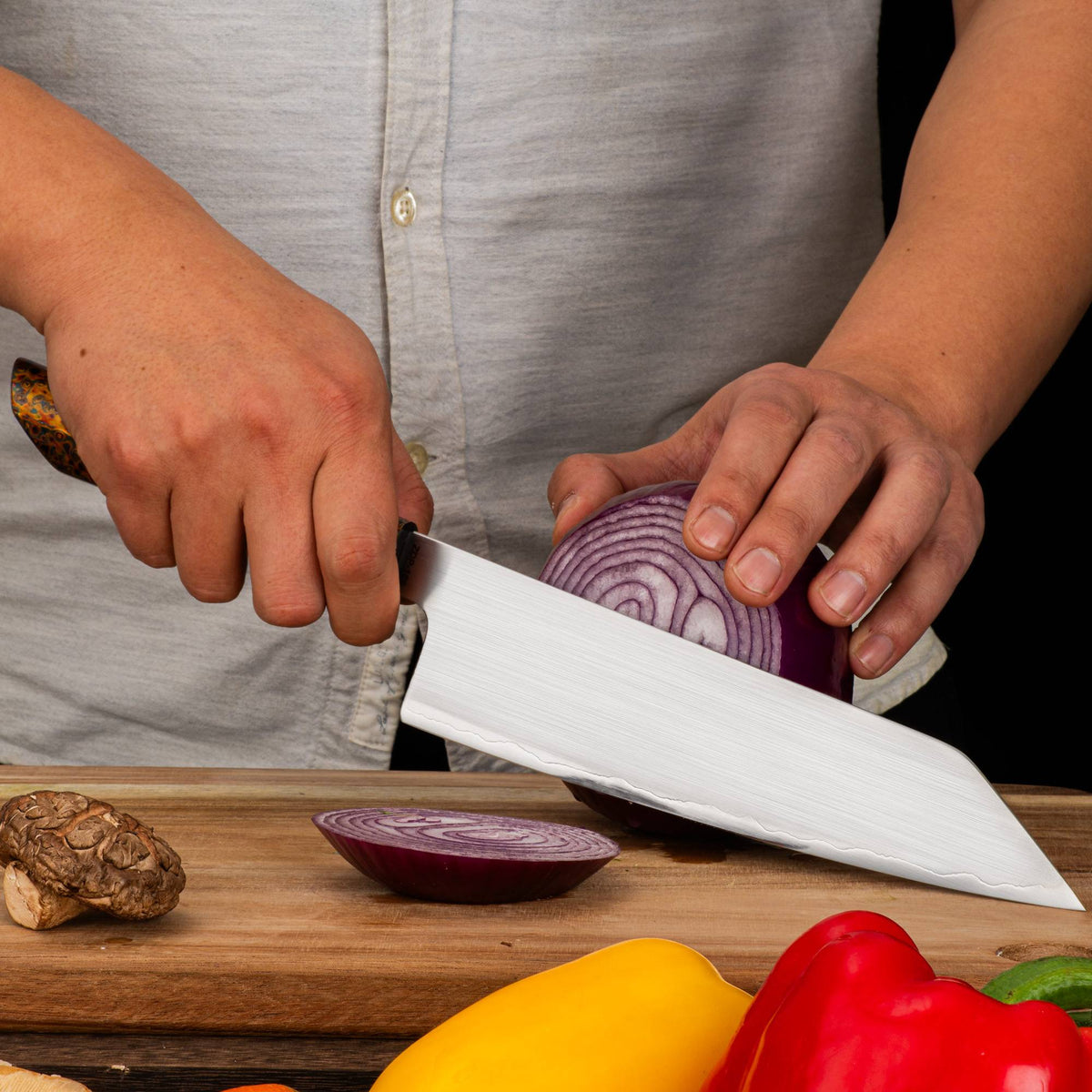 KATSU JK-S1, ZDP-189 Blade, Japanese Kiritsuke Kitchen Knife