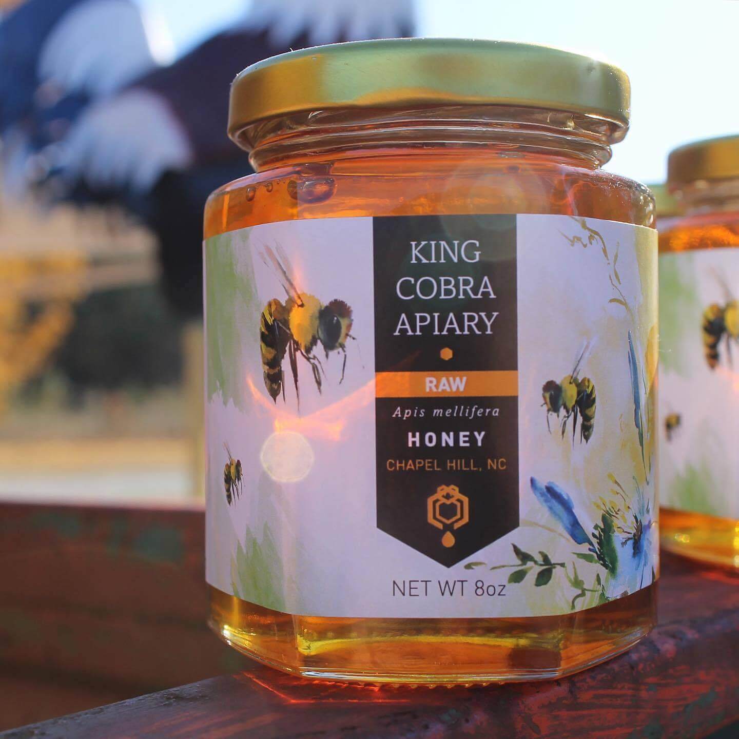 Raw Wildflower Honey - 12 Pack - 8 oz - North Carolina Honey