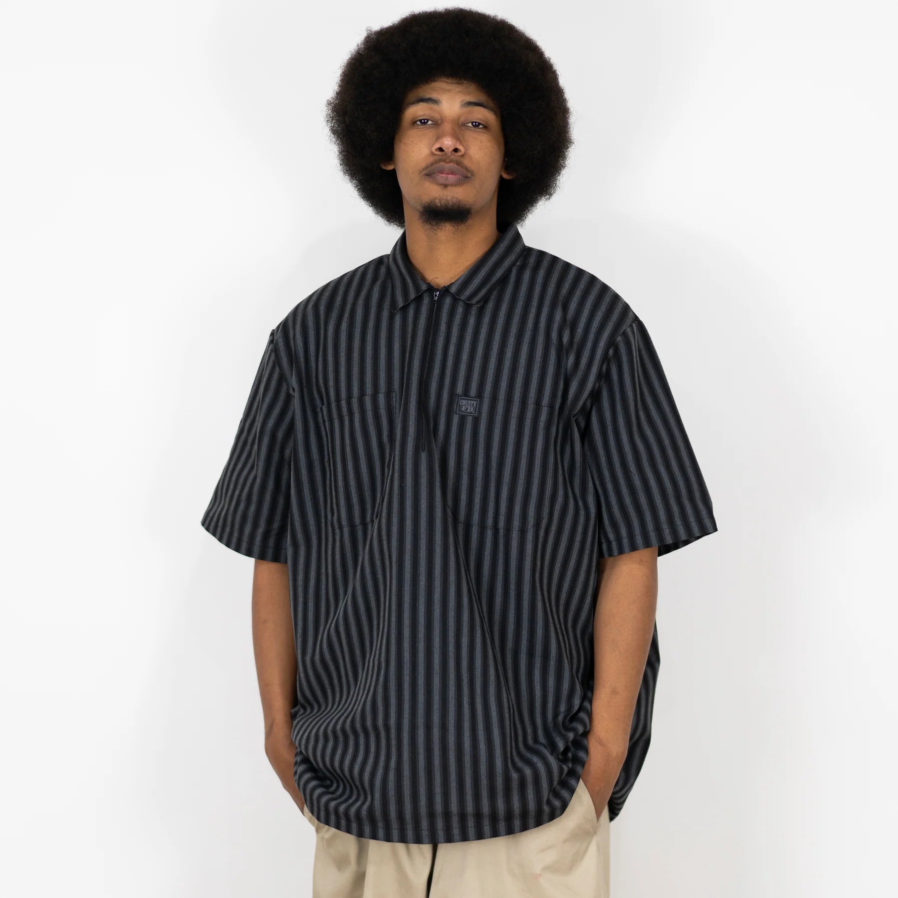 FB County Men's 1/2 Zip Short Sleeve Shirt – Knsportswear