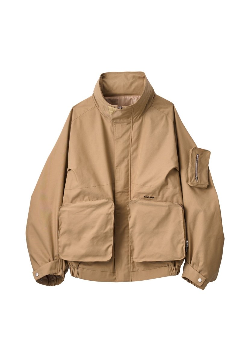 2way nylon blouson(unisex)/camel | KNUTH MARF