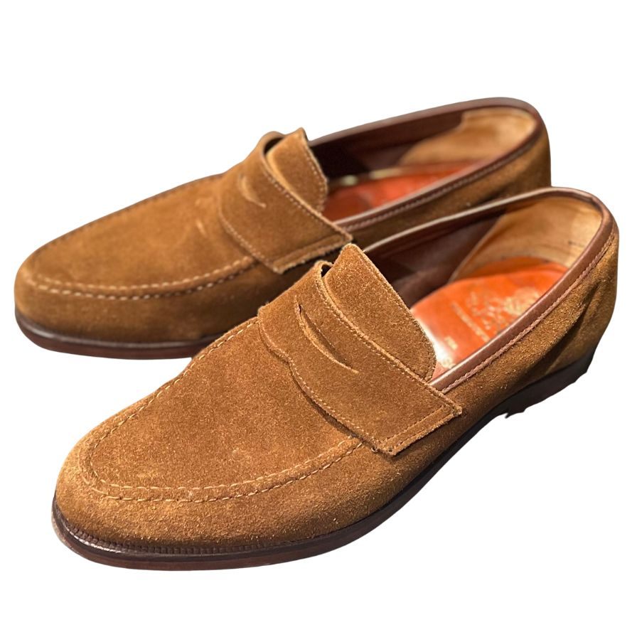 CROCKETT&JONES】クロケット&ジョーンズ ローファー スエード ブラウン